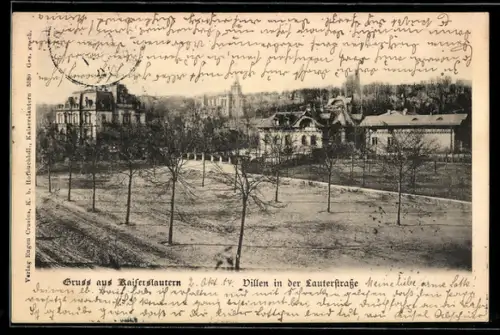 AK Kaiserslautern, Villen in der Lauterstrasse