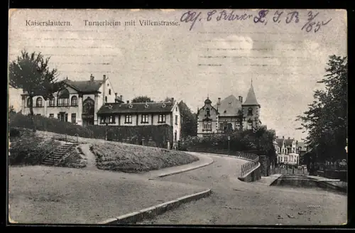 AK Kaiserslautern, Turnerheim mit Villenstrasse