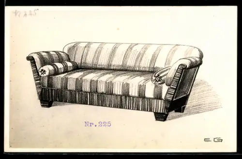 AK Sofa-Entwurf, Nr. 225
