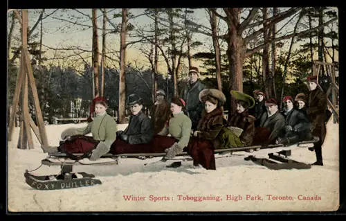 AK Toronto, High Park, Winter Sports, Tobogganing