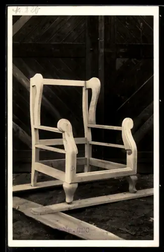 AK Halbfertiger Stuhl ohne Polster