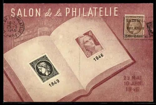 AK Salon de la Pilatelie, Briefkartenausstellung