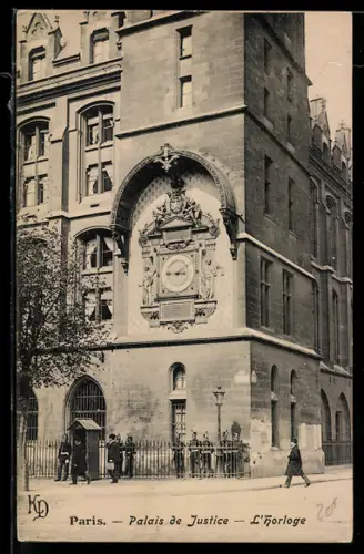 AK Paris, Palais de Justice, L`horloge