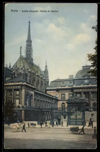 AK Paris, Sainte Chapelle, Palais de Justice