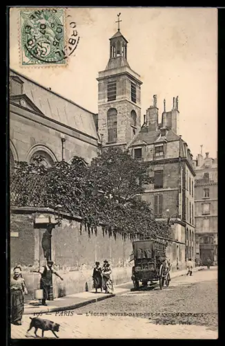 AK Paris, L`Église Notre-Dame-des Blancs-Manteaux