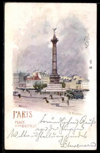 AK Paris, Place de la Bastille
