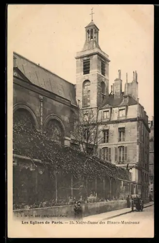 AK Paris, Eglise Notre-Dame des Blancs-Manteaux
