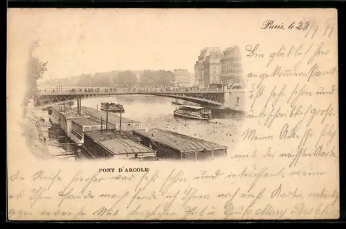 AK Paris, Pont d`Arcole