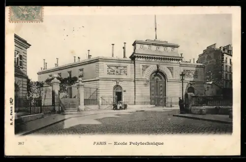 AK Paris, École Polytechnique vue de l`entrée principale