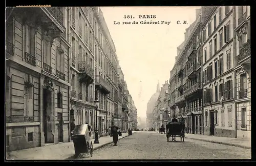 AK Paris, La rue du Général Foy