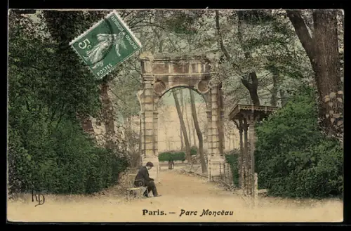 AK Paris, Parc Monceau