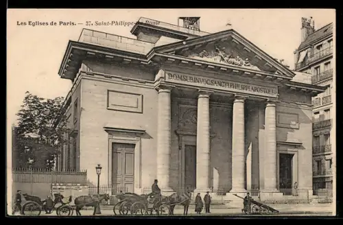 AK Paris, L`Eglise Saint-Philippe-du-Roule