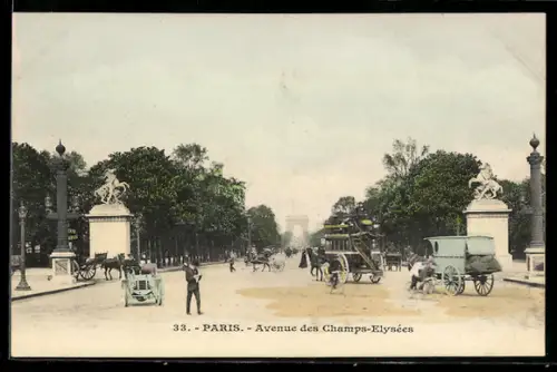 AK Paris, Avenue des Champs-Élysées