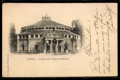 AK Paris, Cirque des Champs Elysées