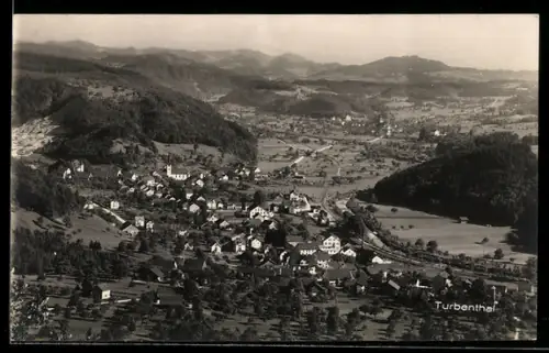 AK Turbenthal, Gesamtansicht mit Umgebung