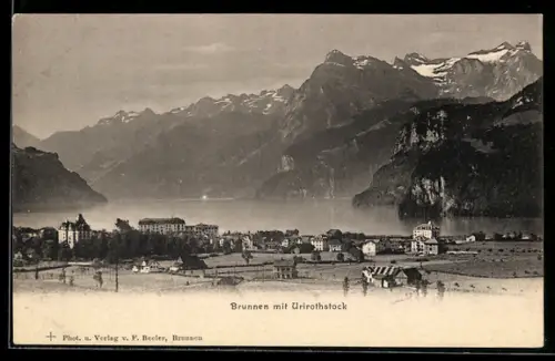 AK Brunnen, Teilansicht mit Urirothstock