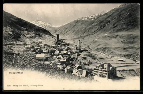 AK Hospenthal, Panoramaansicht