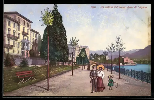 AK Lugano, Nuovo Quai, Neuer Kai am See