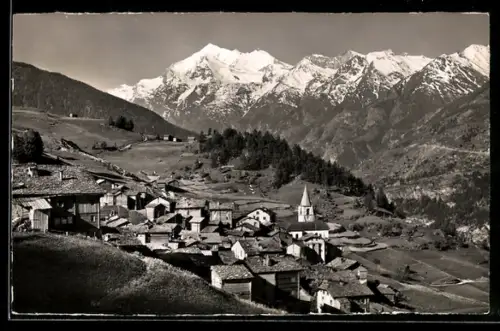 AK Visperterminen, Panorama mit Weisshorn