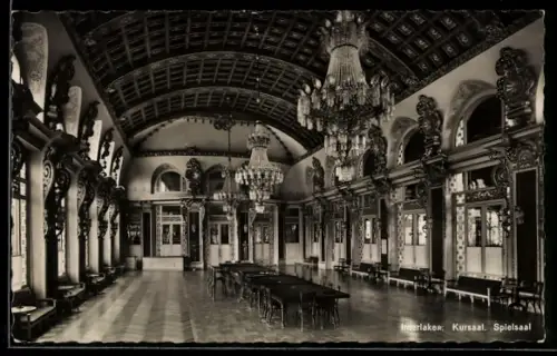 AK Interlaken, Kursaal, Spielsaal, Innenansicht