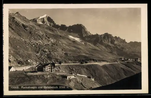 AK Furkahospiz, Berghütte und Galenstock