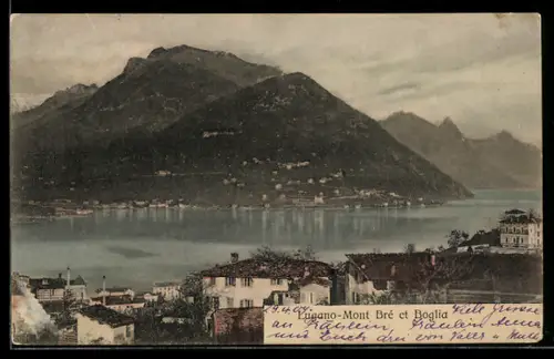 AK Lugano, Panorama, Mont Bré et Boglia
