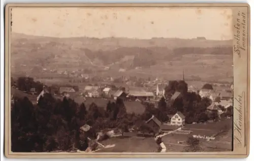 Fotografie J. Heimhuber, Sonthofen, Ansicht Weiler im Allgäu, Bildschöen Ortsansicht aus der Vogelschau