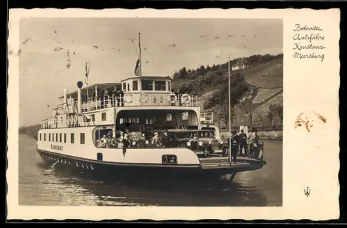 AK Bodensee-Autofähre Konstanz der Linie Konstanz-Meersburg