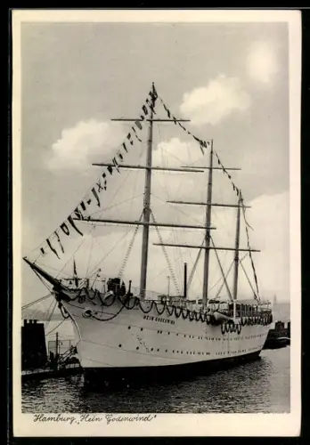 AK Hamburg, Jugendherberge Hein Godewind, Segelschiff