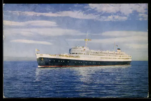 AK Passagierschiff El Djezair der C. N. M. auf hoher See