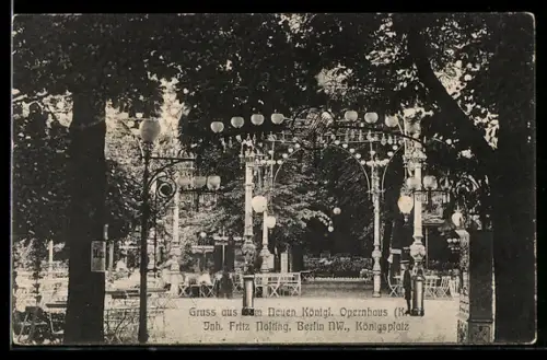 AK Berlin, Neues Königliches Opernhaus am Königsplatz