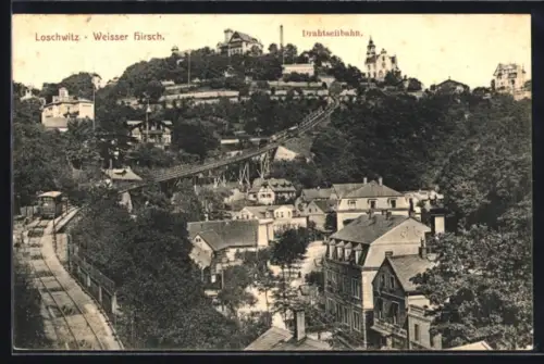 AK Loschwitz-Weisser Hirsch, Drahtseilbahn