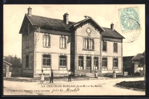 AK La Chapelle-Rablais, La Mairie