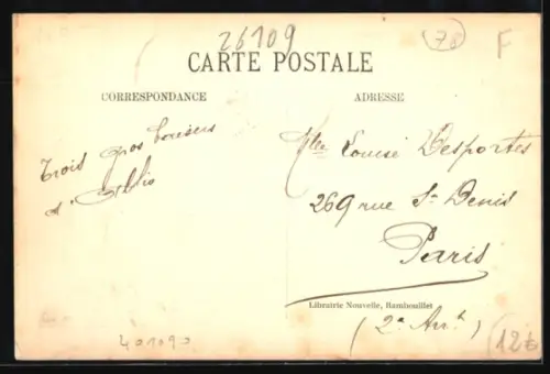 AK Orsonville, Rue des Ecoles