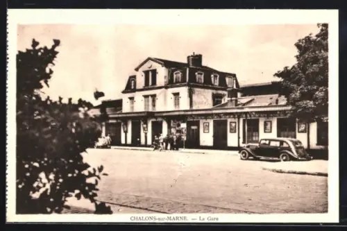AK Chalons-sur-Marne, La Gare