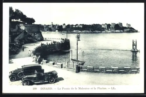 AK Dinard, La Ponte de la Malouine et la Piscine