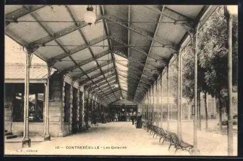 AK Contrexéville, Les Galeries