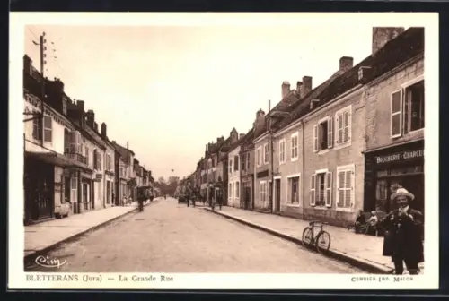 AK Bletterans /Jura, La Grande Rue