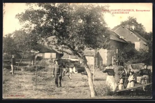AK Hautmont, Prairie Glacet-Cacheux, Entrepreneur à Hautmont