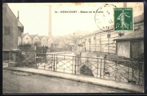 AK Héricourt, Usines sur la Luzine