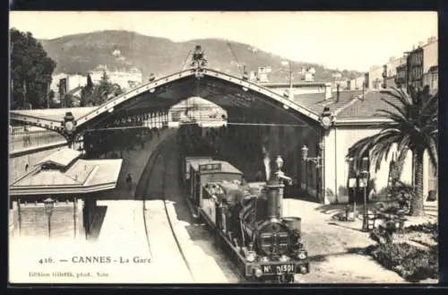 AK Cannes, La Gare
