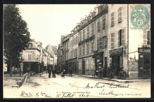 AK Gannat, La Grande-Rue