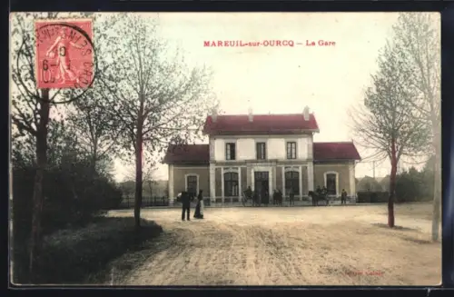 AK Mareuil-sur-Ourcq, La Gare