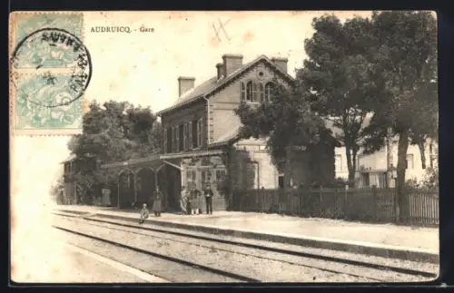 AK Audruicq, La Gare