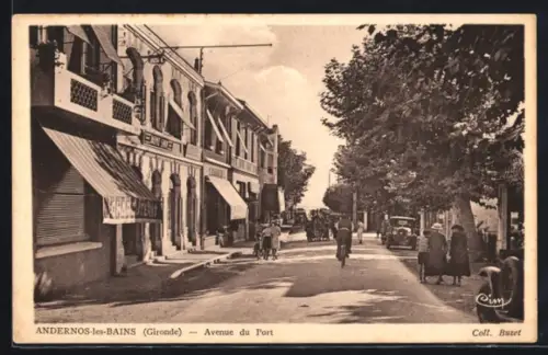 AK Andernos-les-Bains, Avenue du Port