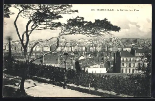AK Marseille, A travers les Pins