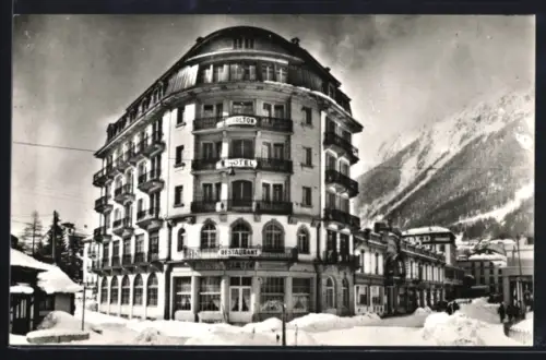 AK Chamonix-Mont-Blanc, L`Hotel Carlton en hiver