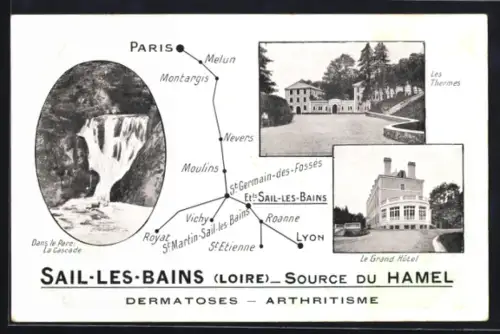 AK Sail-les-Bains /Loire, Établissement Thermal, Hôtel