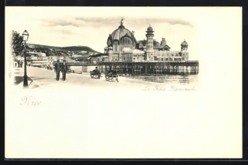 AK Nice, Le jetée Promenade