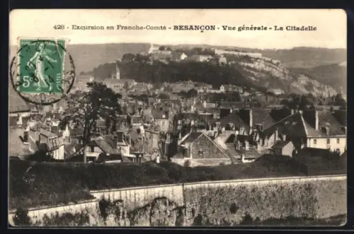 AK Besancon, Vue générale, La Citadelle